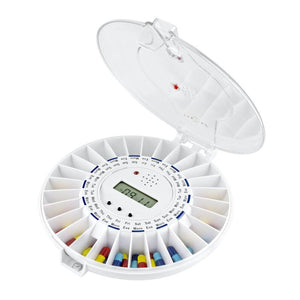 Automatic Pill Dispenser with Solid or Clear Lid (VAT Free) - Tabtime Limited