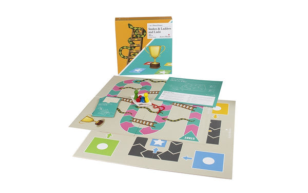 Relish Gioco Da Tavolo Snakes & Ladders E Ludo - Adattato Per Demenza E Alzheimer, Fino A 8 Giocatori, Età 84+