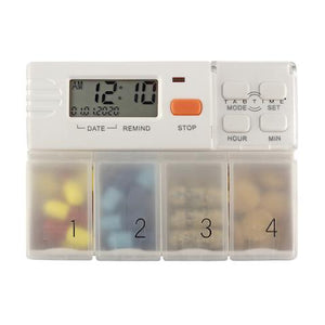 TabTime 4 - Pill box with an alarm with large compartments - Tabtime Limited