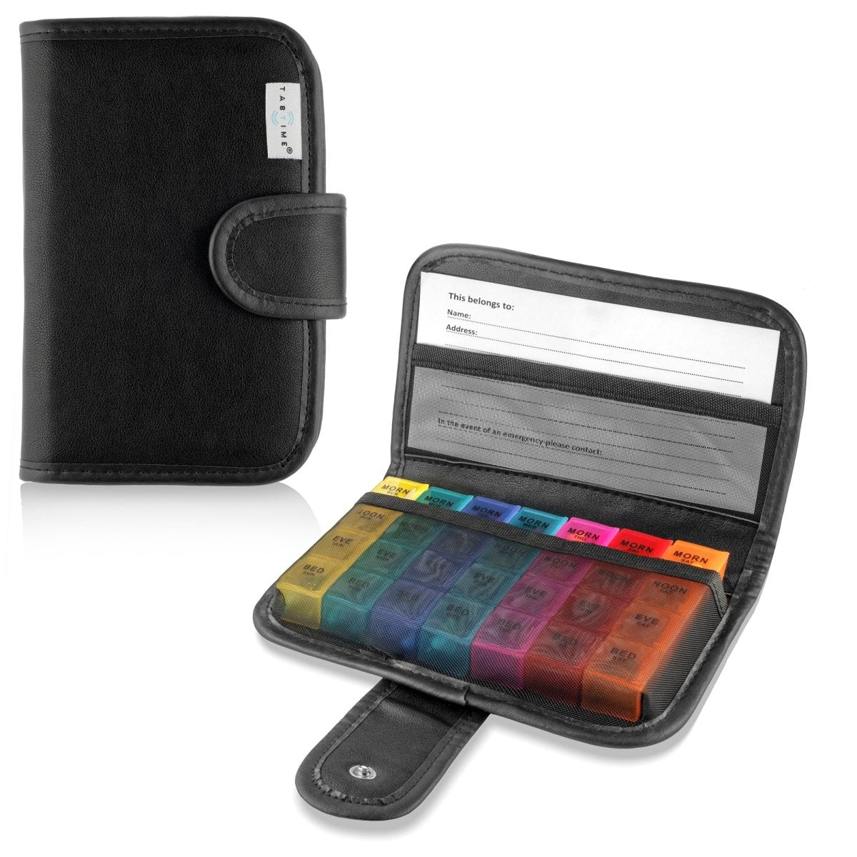 Tabtime Black Pill/Tablet Wallet – Tabtime Limited